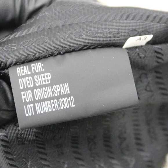 Prada Shearling Mini Re-Edition 2000 Bag - White - Picture 4 of 15